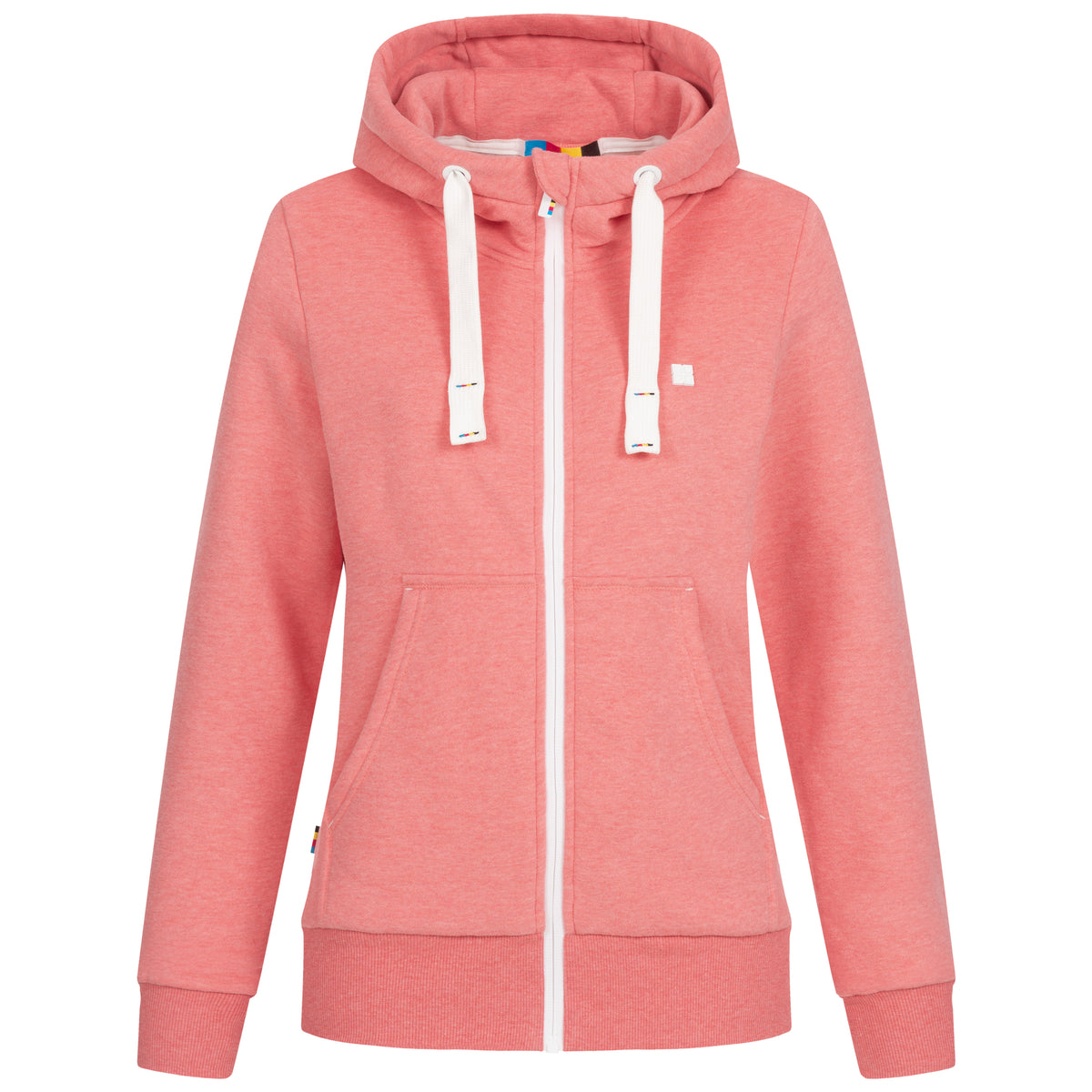DEPROC FINJA II Sweatjacke in rosa, Vorderansicht