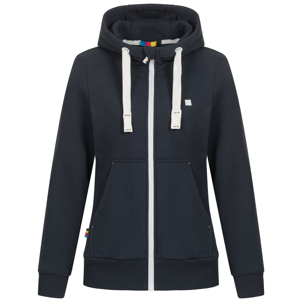 DEPROC FINJA II Sweatjacke in navy, Vorderansicht