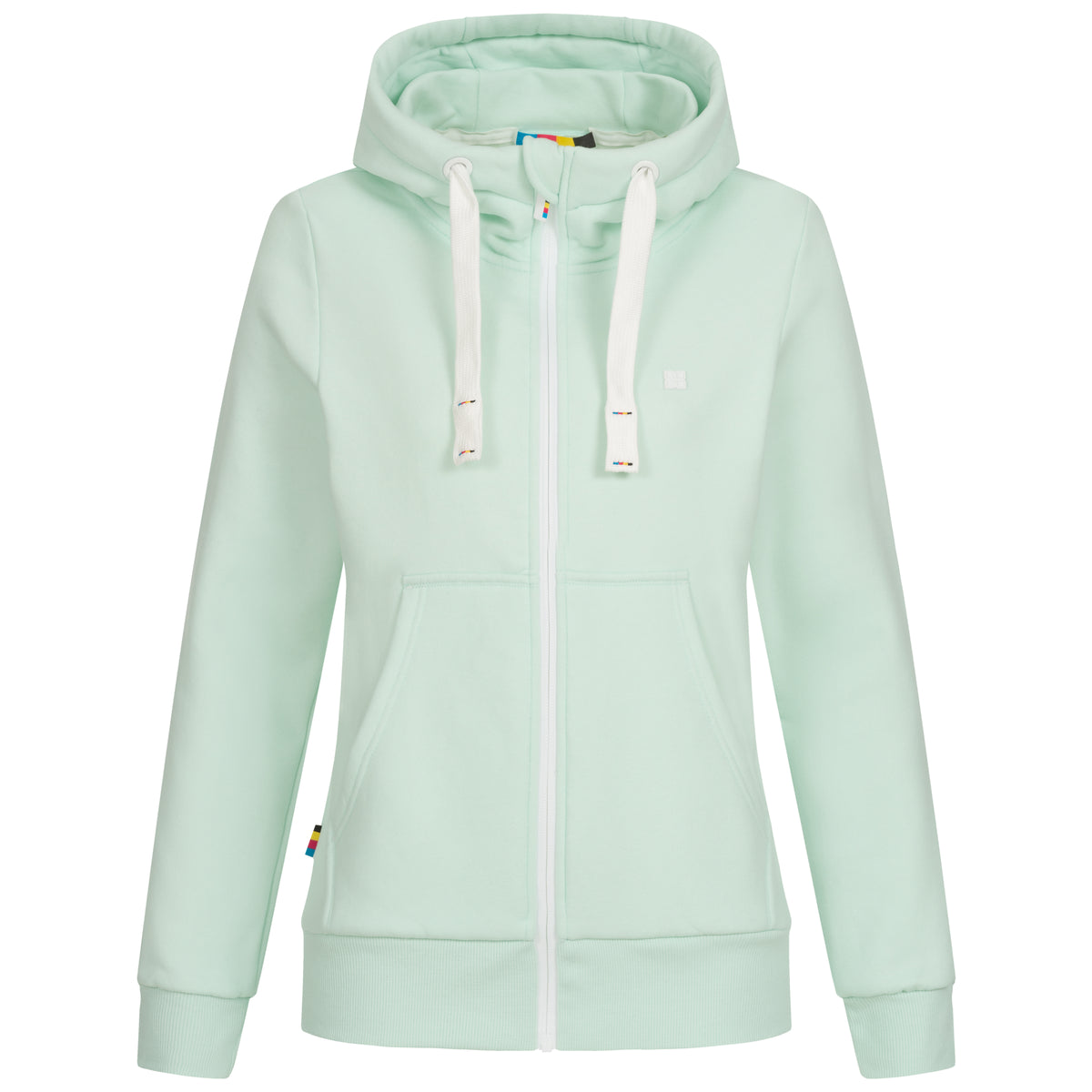 DEPROC FINJA II Sweatjacke in hellgrün, Vorderansicht
