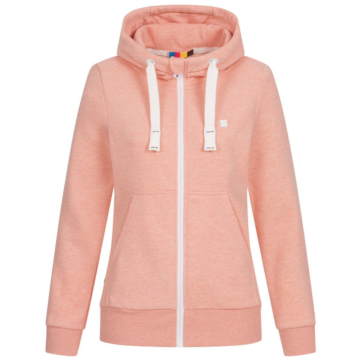 DEPROC FINJA II Sweatjacke in orange, Vorderansicht