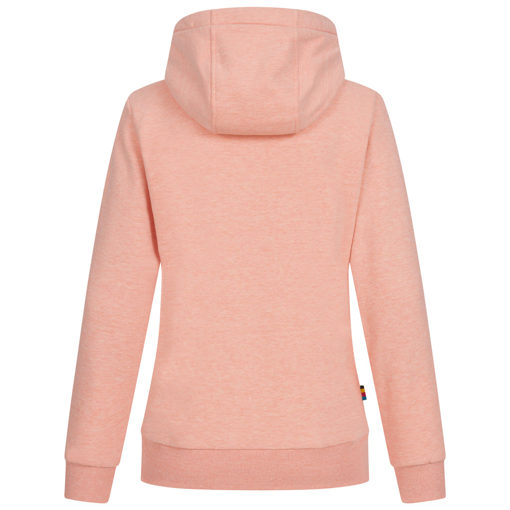 DEPROC FINJA II Sweatjacke in orange, Rückenansicht