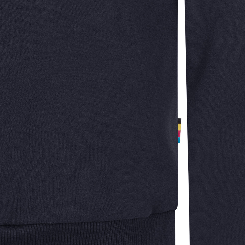 FINN II MEN Kapuzensweatjacke in navy, Labeldetail