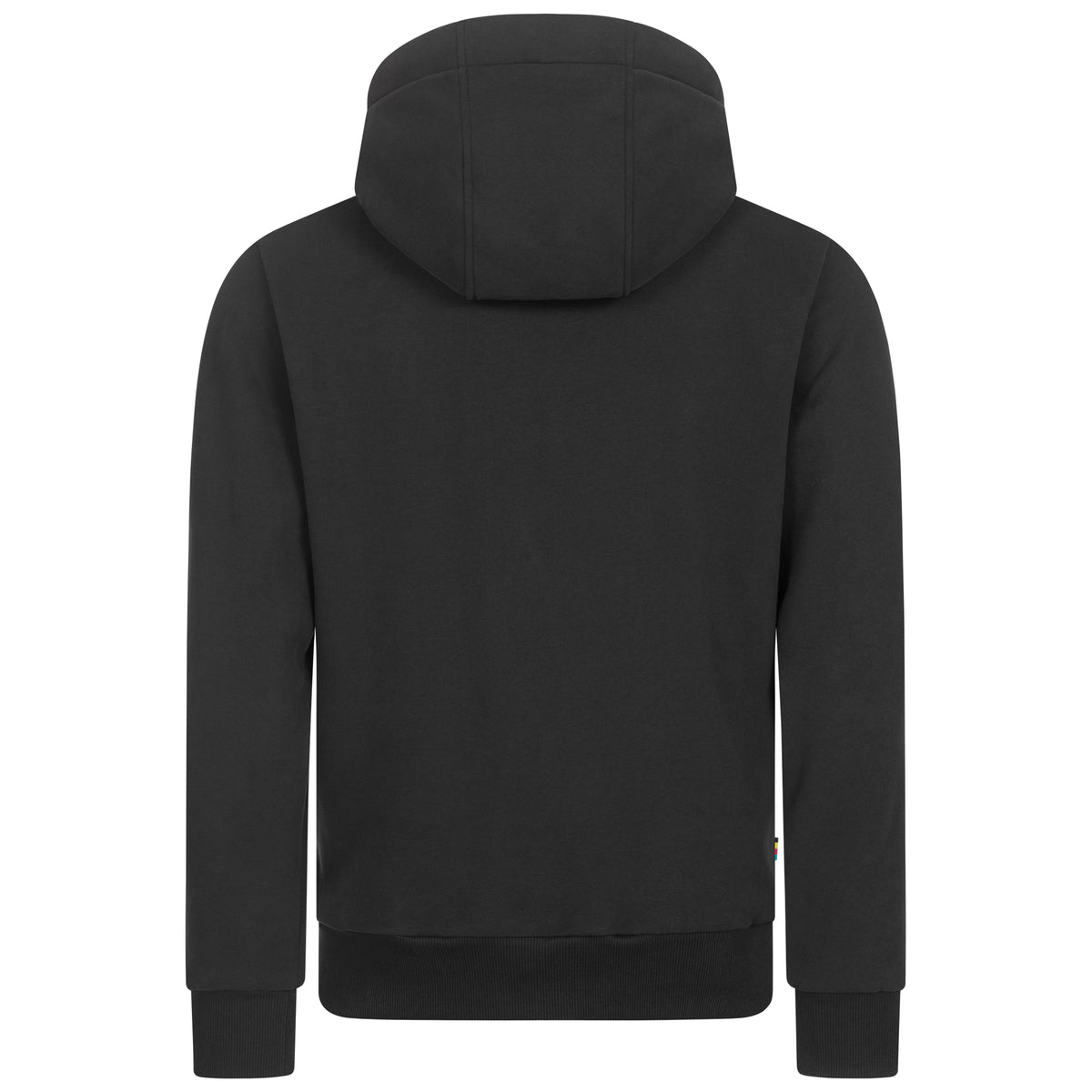 FINN II MEN Kapuzensweatjacke in schwarz, Rückenansicht