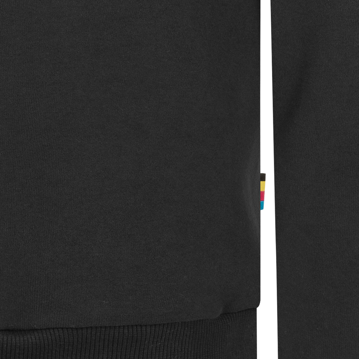 FINN II MEN Kapuzensweatjacke in schwarz, Labeldetail