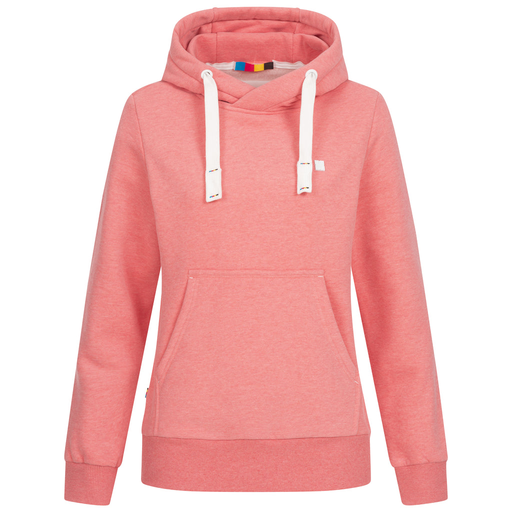 DEPROC HILDA II WOMEN Kapuzensweatshirt in rosa, Vorderansicht