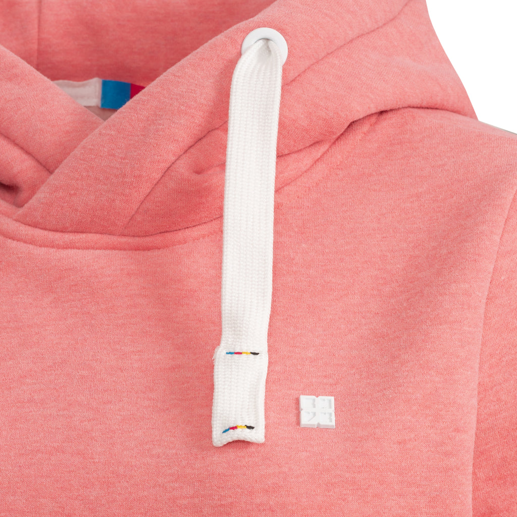 DEPROC HILDA II WOMEN Kapuzensweatshirt in rosa, Kapuzendetail