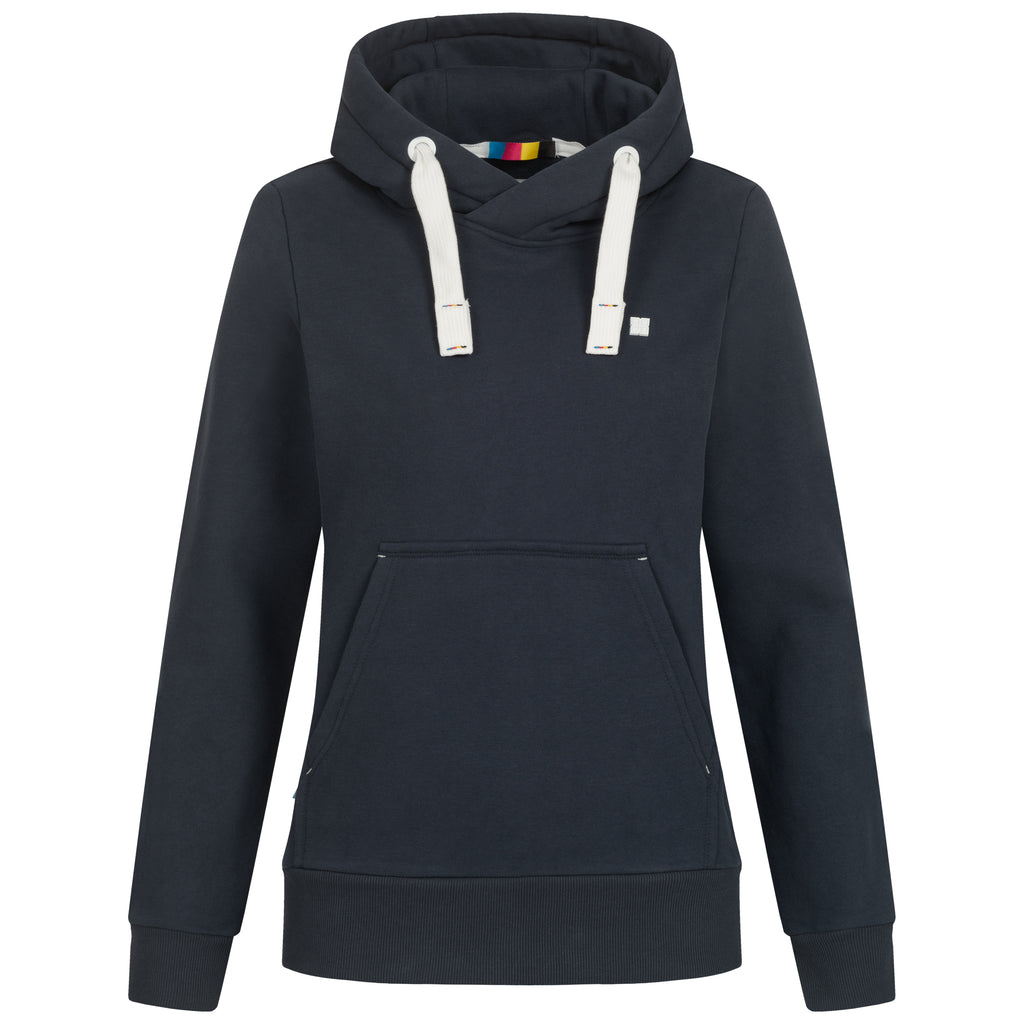 DEPROC HILDA II WOMEN Kapuzensweatshirt in navy, Vorderansicht
