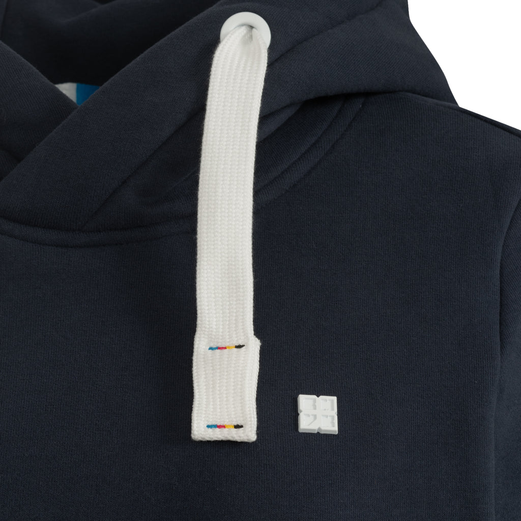 DEPROC HILDA II WOMEN Kapuzensweatshirt in navy, Kapuzendetail