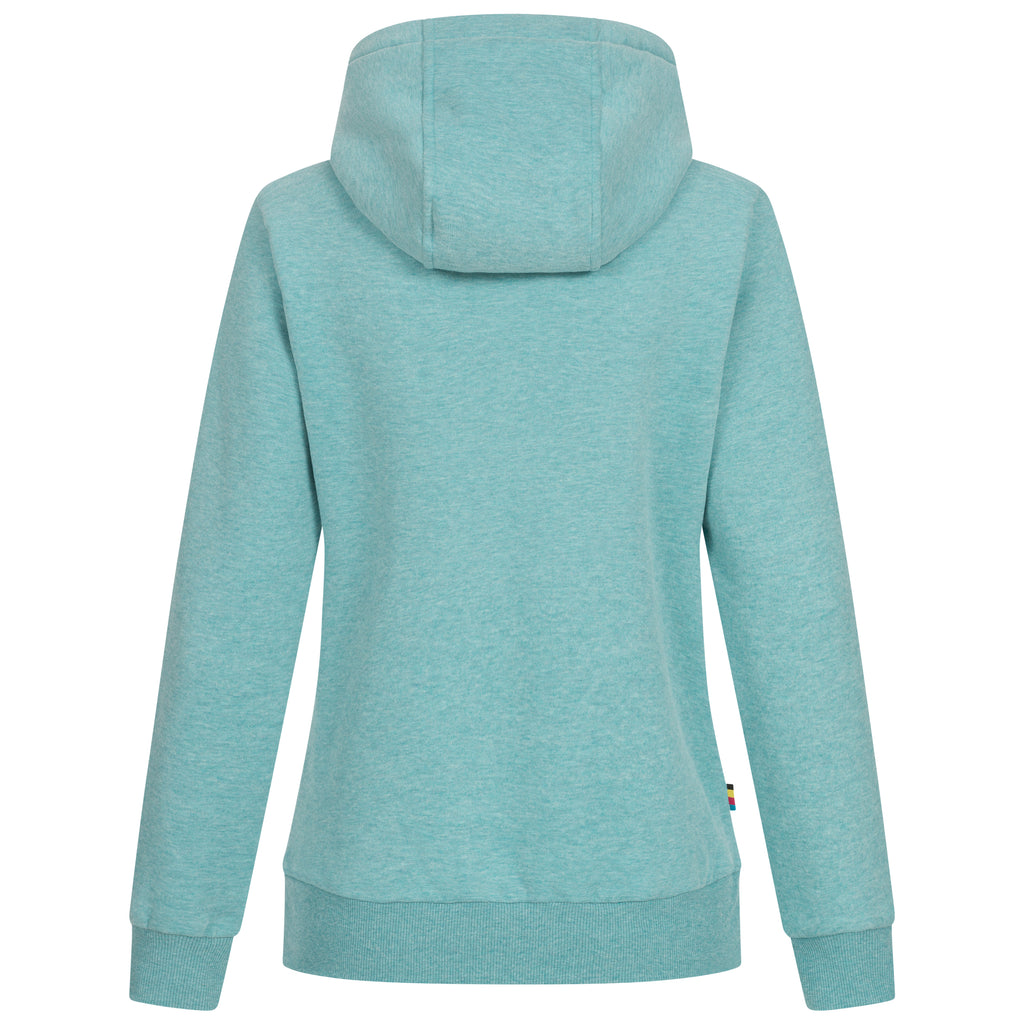 DEPROC HILDA II WOMEN Kapuzensweatshirt in türkis, Rückenansicht