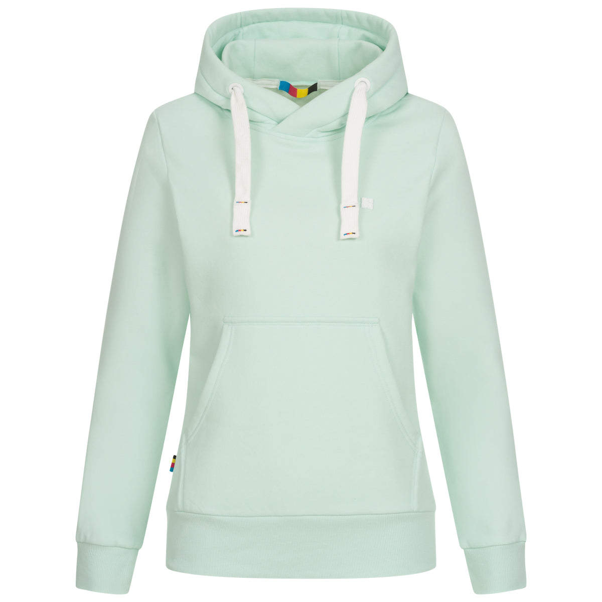 DEPROC HILDA II WOMEN Kapuzensweatshirt in hellgrün, Vorderansicht