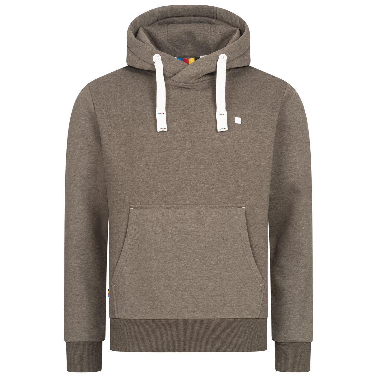 DEPROC LINUS II MEN Kapuzensweatshirt in braun, Vorderansicht