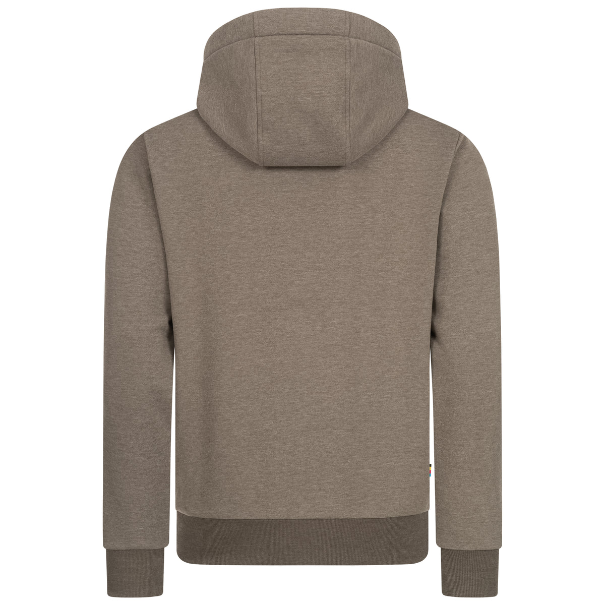 DEPROC LINUS II MEN Kapuzensweatshirt in braun, Rückenansicht