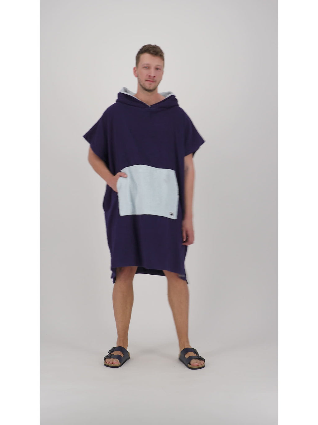 Badeponcho PARLEE BEACH Herren Navy