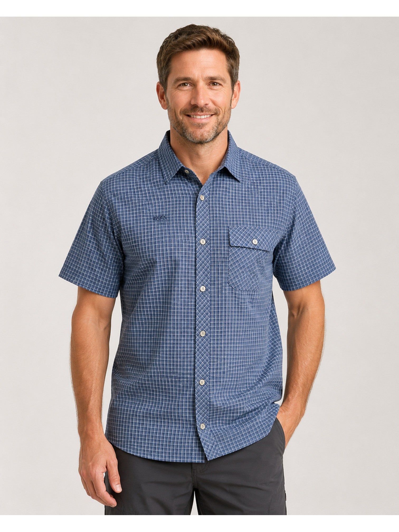 Khaki-Small-Check 1