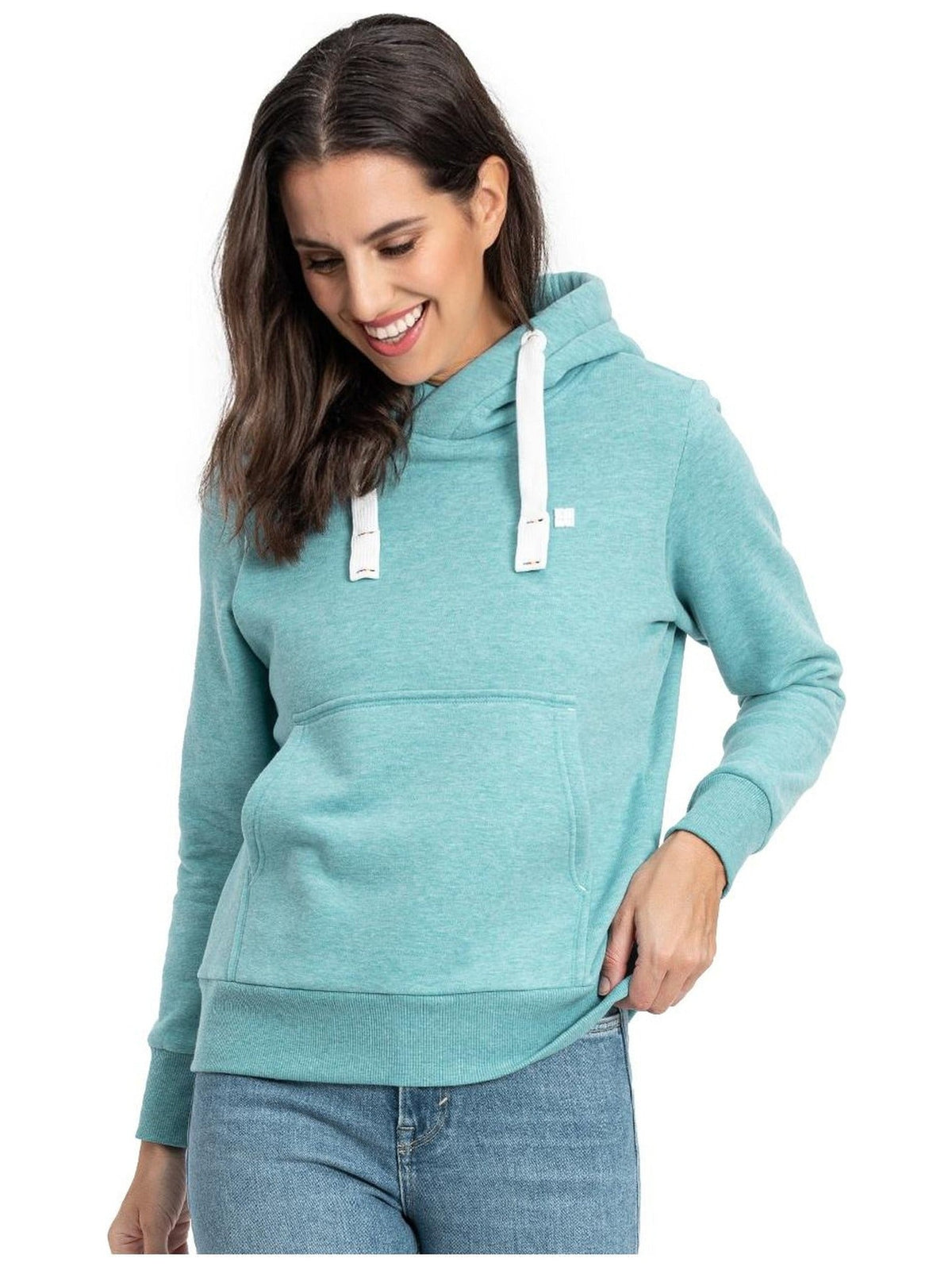 Hilda II WOMEN Kapuzensweatshirt Türkis