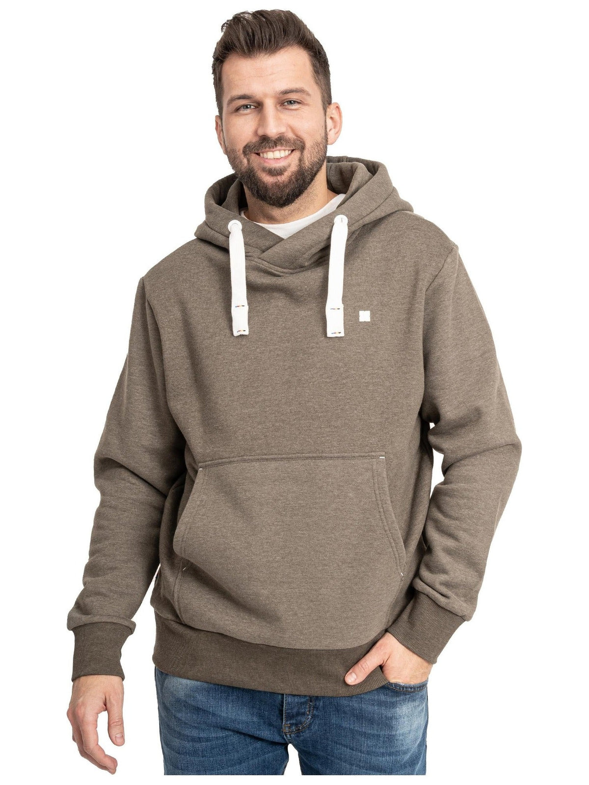 Linus II MEN Kapuzensweatshirt Braun